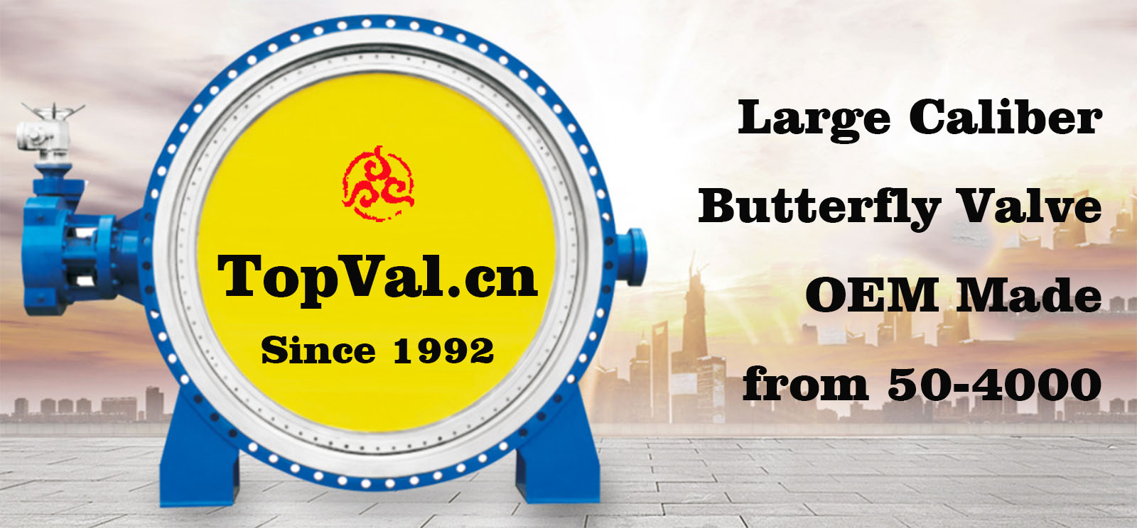 Large caliber Butterfly Valve OEM Made in China