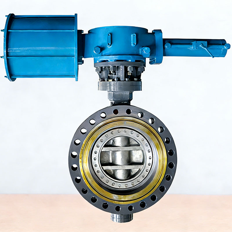 Pneumatic Flange Butterfly Valve D643H