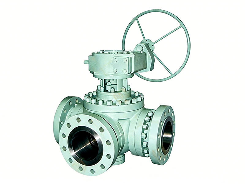 Three-way Flanged Ball Valve Q45F